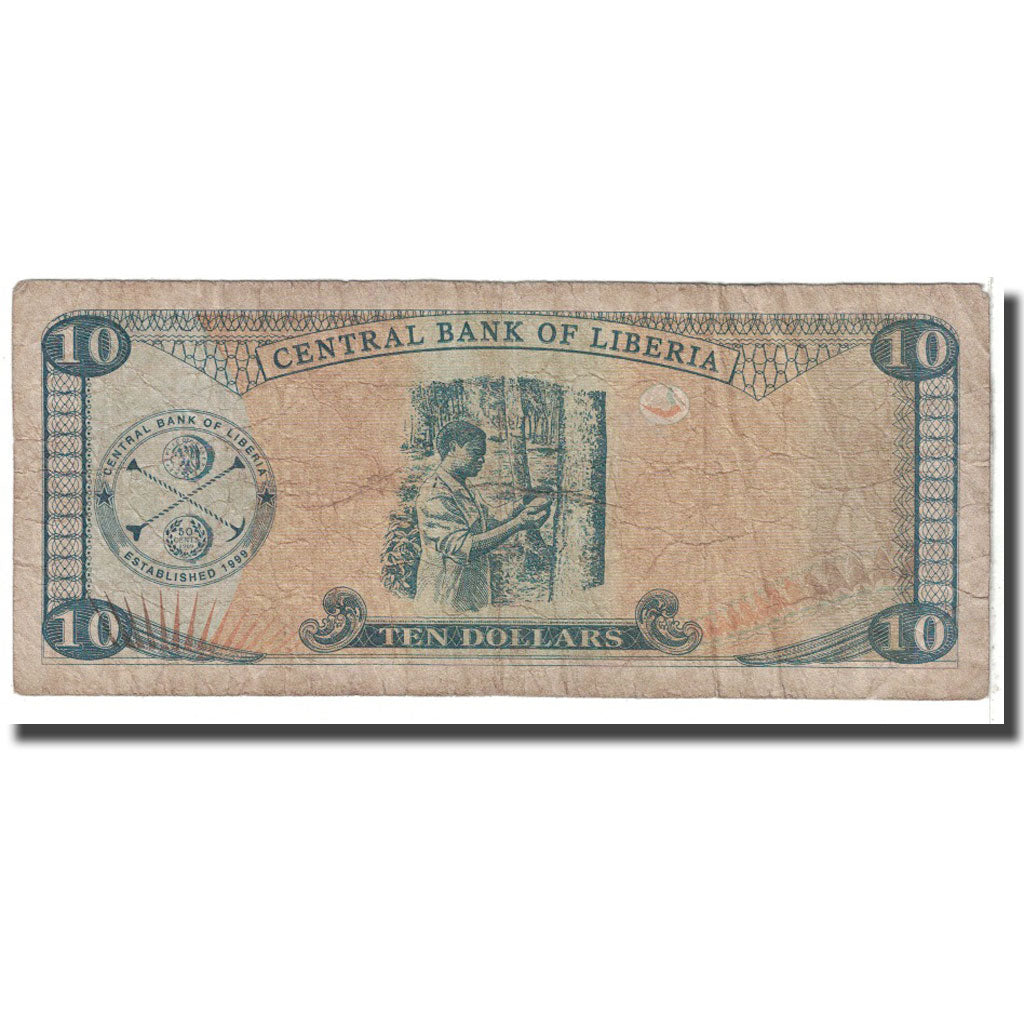 Billet, Liberia, 10 Dollars, 2009, KM:27e, B
