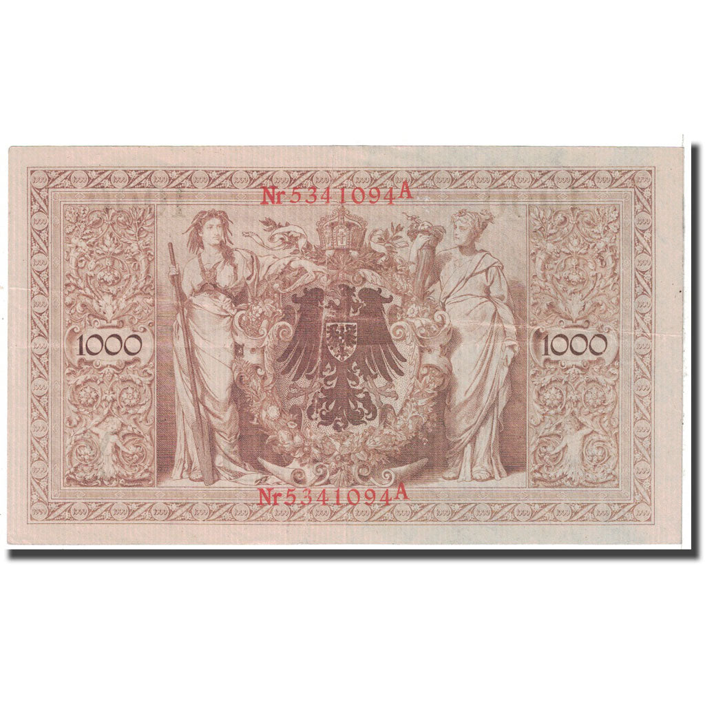 Banknote, Germany, 1000 Mark, 1910, 1910-04-21, KM:44b, EF(40-45)