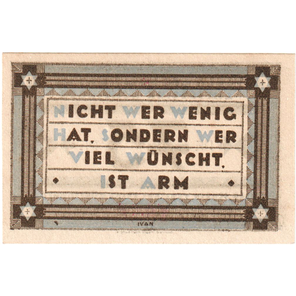 Alemania, Heede, 75 Pfennig, Texte, 1921, 1921-12-31, EBC+, Mehl:586.1
