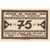 Alemania, Heede, 75 Pfennig, texte 1, 1921, 1921-12-31, EBC+, Mehl:586.1