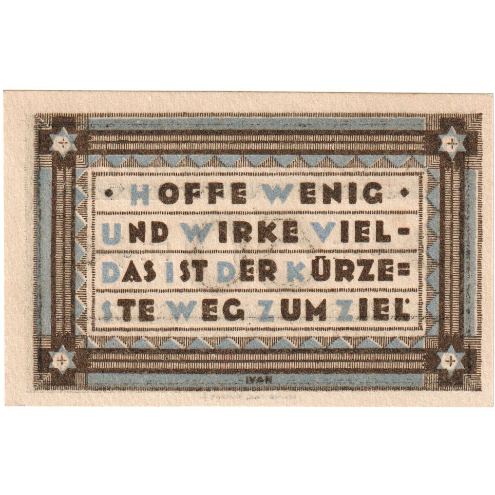 Alemania, Heede, 50 Pfennig, Texte, 1921, 1921-12-31, EBC+, Mehl:586.1
