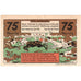 Alemania, Harzburg, Bad Stadt, 75 Pfennig, personnage, 1922, 1922-12-31, EBC+