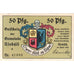 Germania, Niebüll Gemeinde, 50 Pfennig, personnage, 1920, 1920-04-20, SPL