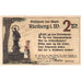 Germania, Rietberg, 2 Mark, paysage, 1921, 1921-05-12, FDS, Mehl:1123.1