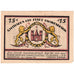 Niemcy, Quakenbrück, 75 Pfennig, rue, 1921, 1921-09-01, UNC(65-70), Mehl:1086