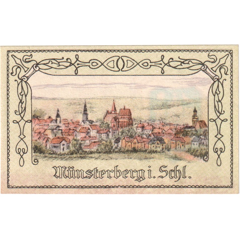 Deutschland, Oberschlesien, 50 Pfennig, village, 1922, UNZ-, Mehl:901.1