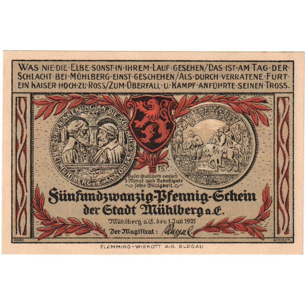 Deutschland, Stassfurt, 25 Pfennig, personnage 2, 1921, 1921-09-01, VZ+