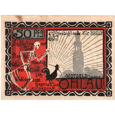 Niemcy, Ohlau Stadt, 50 Pfennig, personnage, 1921, AU(55-58), Mehl:1011.1