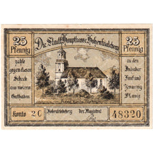 Germany, Hohenfriedeberg, 25 Pfennig, Monument, O.D, UNC(65-70), Mehl:620.1