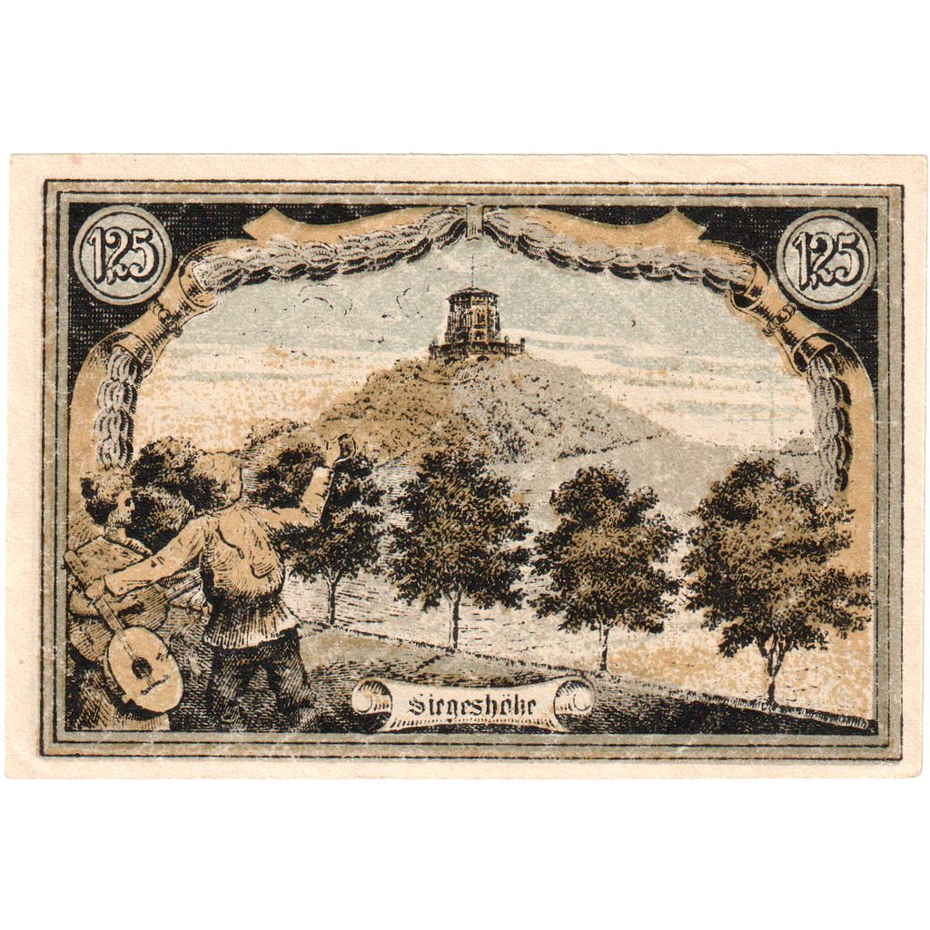 Deutschland, Hohenfriedeberg, 1.25 Mark, paysage, O.D, UNZ-, Mehl:620.1