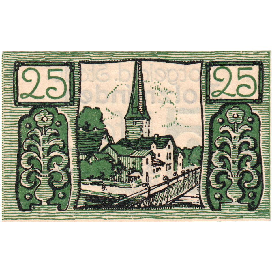 Deutschland, Holzminden, 25 Pfennig, Eglise, 1922, 1922-05-01, UNZ-, Mehl:625.1