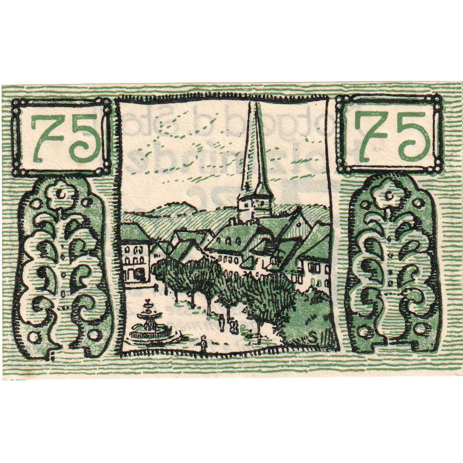 Deutschland, Holzminden, 75 Pfennig, village 1, 1922, 1922-05-01, UNZ-