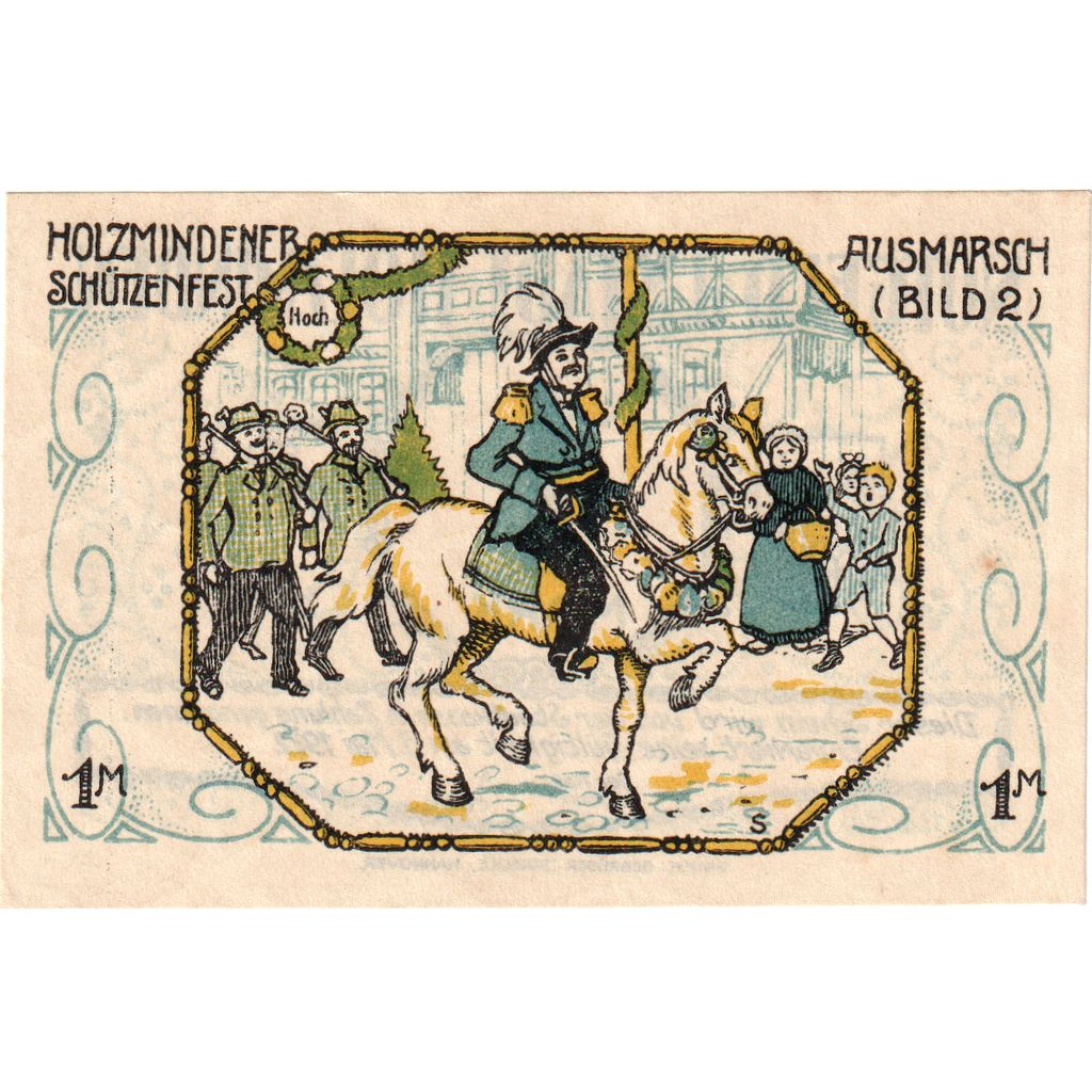 Deutschland, Holzminden, 1 Mark, personnage, 1922, 1922-05-01, UNZ-, Mehl:625.1