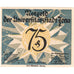 Banconote, Germania, Jena Stadt, 75 Pfennig, personnage, 1921, 1921-05-01, SPL