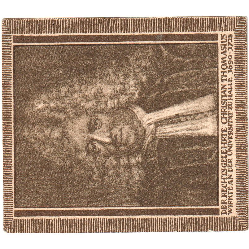 Germania, Halle a.d. Saale, 20 Pfennig, personnage, O.D, SPL, Mehl:509.1a