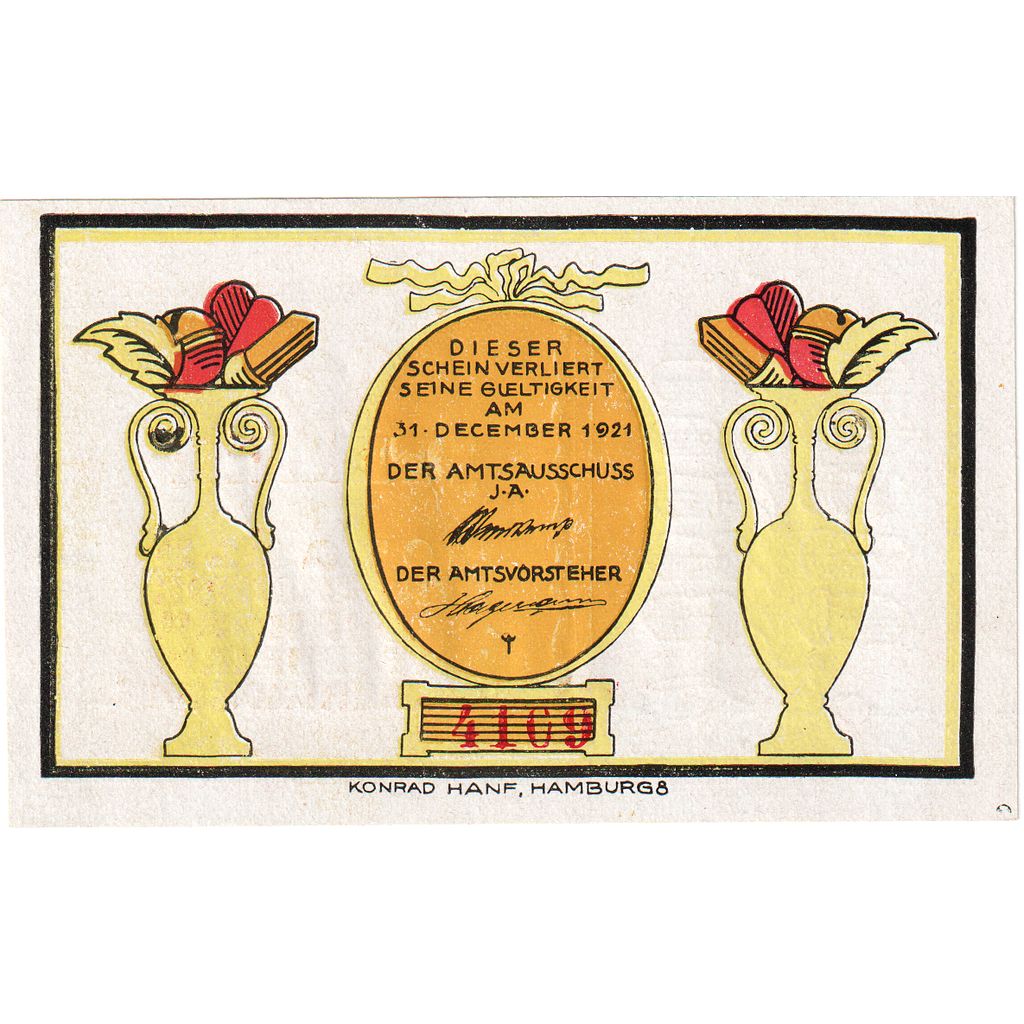 Niemcy, Osterhorn, 30 Pfennig, personnage, 1921, 1921-12-31, UNC(65-70)