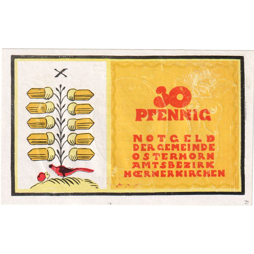 Niemcy, Osterhorn, 30 Pfennig, personnage, 1921, 1921-12-31, UNC(65-70)