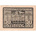 Deutschland, Leipzig Stadt, 50 Pfennig, Batiment, 1922, 1922-06-30, UNZ-