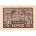 Deutschland, Leipzig Stadt, 50 Pfennig, batiment 1, 1922, 1922-06-30, UNZ-
