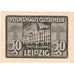 Germania, Leipzig Stadt, 50 Pfennig, Batiment 4, 1922, 1922-06-30, SPL+