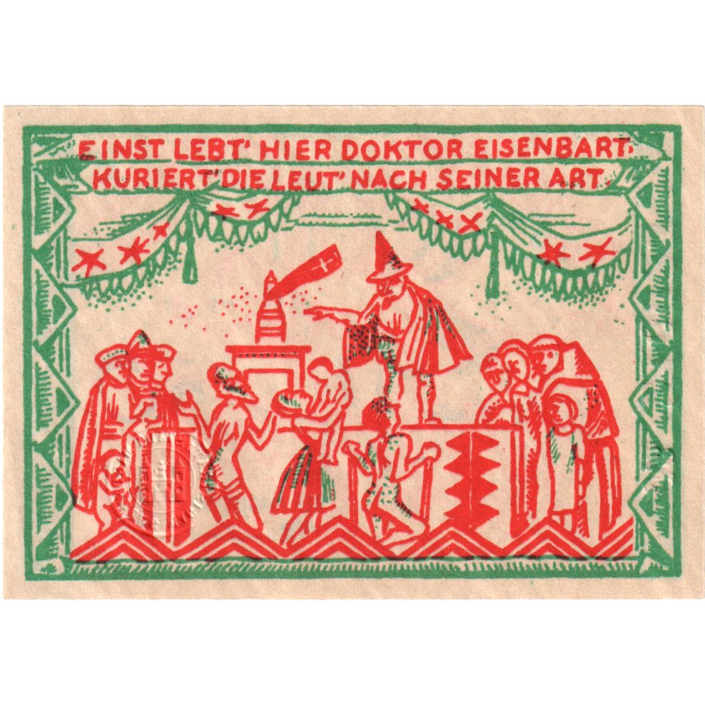 Germany, Magdeburg Stadt, 50 Pfennig, personnage, 1921, UNC(65-70), Mehl:857.1