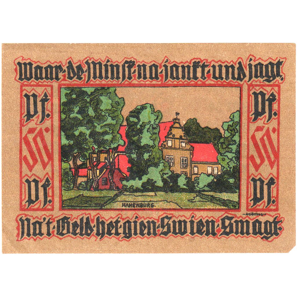 Deutschland, Leer, 50 Pfennig, paysage, 1921, 1921-10-01, UNZ, Mehl:782.1