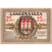 Deutschland, Langensalza Stadt, 25 Pfennig, Batiment, 1921, 1921-09-01, UNZ