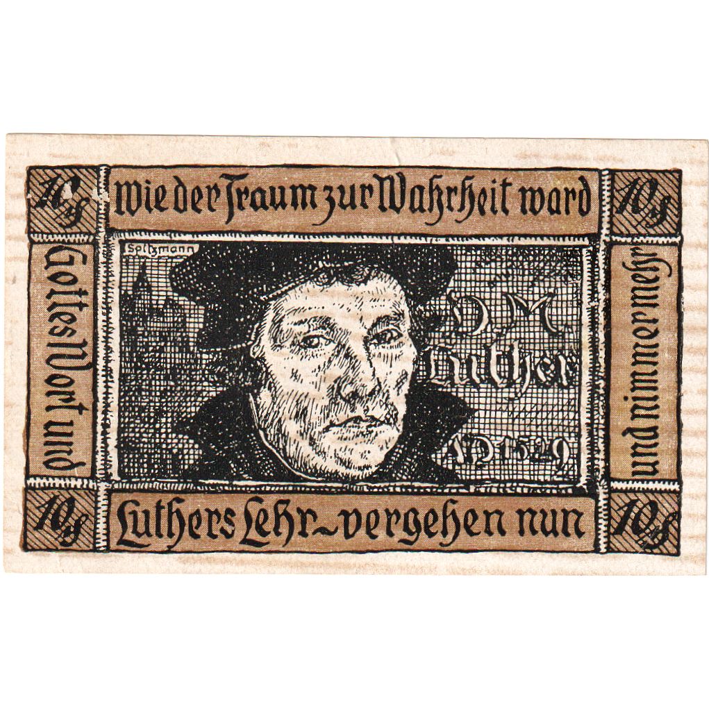 Deutschland, Schweinitz Kreis, 10 Pfennig, personnage, 1921, 1921-06-01, VZ+