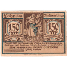 Germania, Lahn Stadtische Sparkasse, 1.5 Mark, paysage 3, SPL, Mehl:756.1b