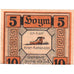 Deutschland, Hoym Stadt, 5 Pfennig, Chaussures, undated (1921), VZ, Mehl:634.1