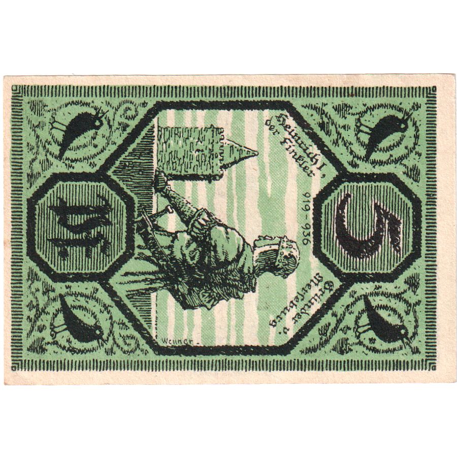 Deutschland, Merseburg Stadt, 5 Pfennig, personnage 1, 1921, 1921-05-01, VZ+