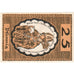 Niemcy, Merseburg Stadt, 25 Pfennig, personnage 1, 1921, 1921-05-01, UNC(60-62)