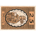Niemcy, Merseburg Stadt, 25 Pfennig, personnage 2, 1921, 1921-05-01, UNC(60-62)