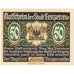 Niemcy, Lenzen, 50 Pfennig, moulin, 1922, UNC(63), Mehl:792.1