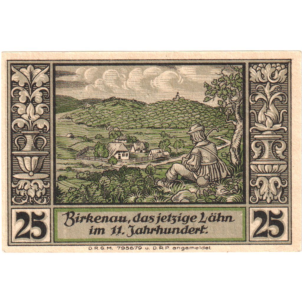 Deutschland, Lähn, 25 Pfennig, VZ+