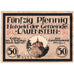 Niemcy, Lauenstein, 50 Pfennig, UNC(63)