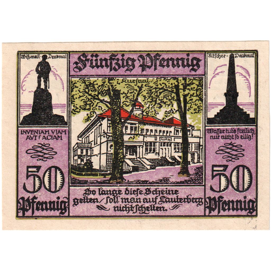 Germania, Lauterberg, 50 Pfennig, 1921-07-15, 28845, FDS