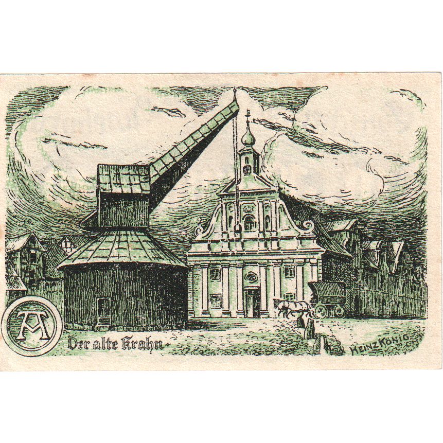 Niemcy, Luneburg Stadt, 10 Pfennig, UNC(60-62)