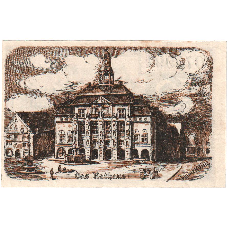 Germania, Luneburg Stadt, 50 Pfennig, SPL