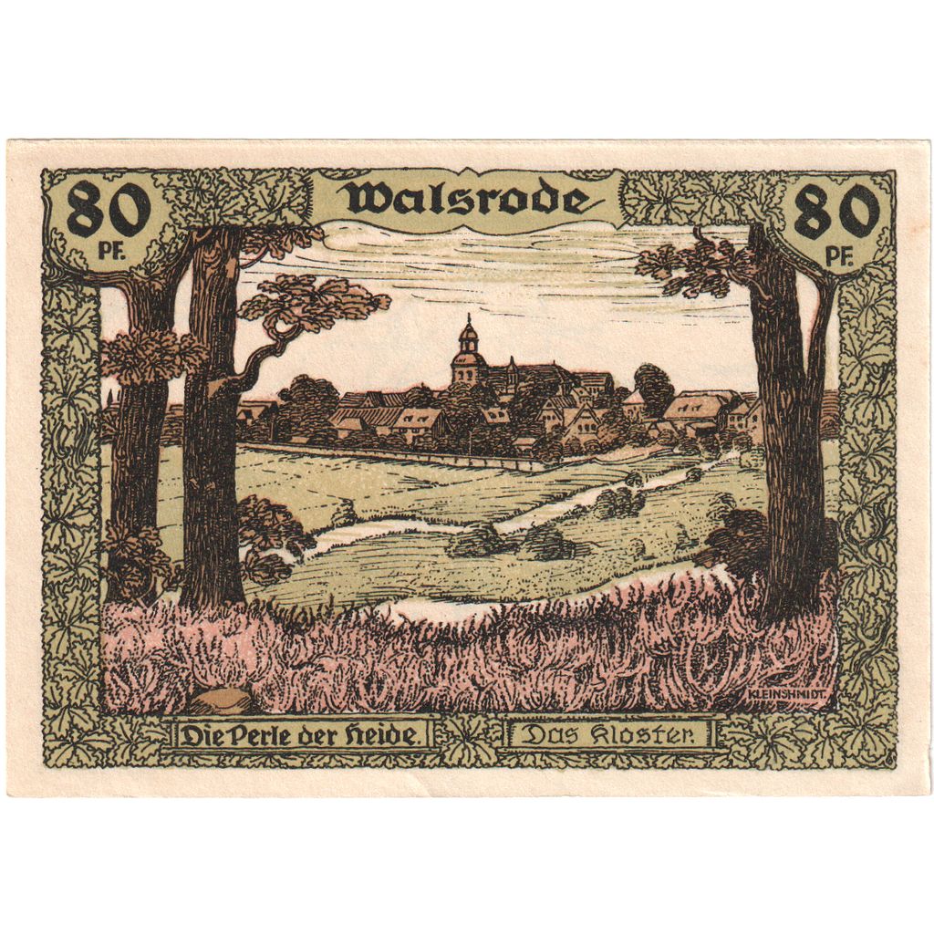 Deutschland, Lüneburger Heide, 80 Pfennig, VZ+