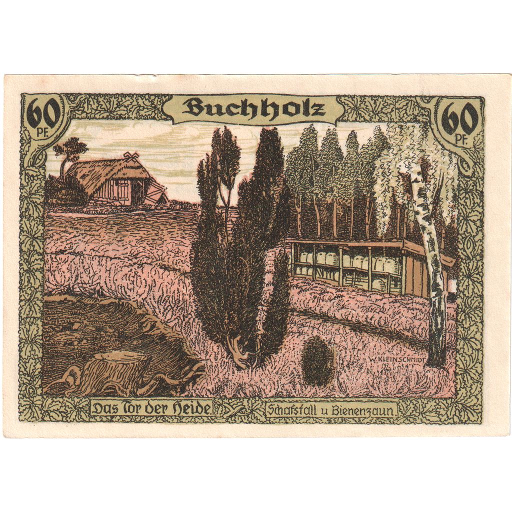 Niemcy, Lüneburger Heide, 60 Pfennig, UNC(60-62)
