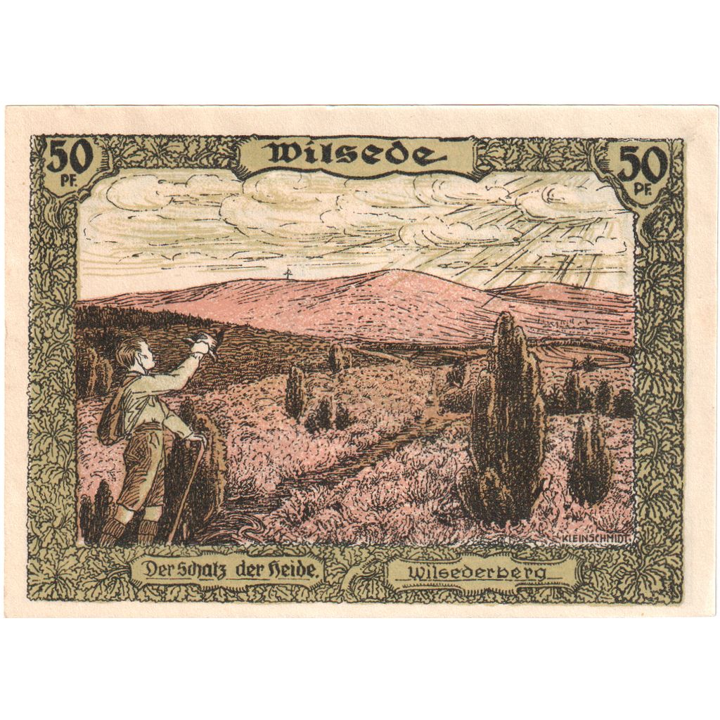 Niemcy, Lüneburger Heide, 50 Pfennig, UNC(60-62)