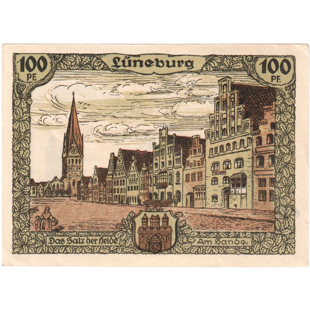 Deutschland, Lüneburger Heide, 100 Pfennig, VZ+