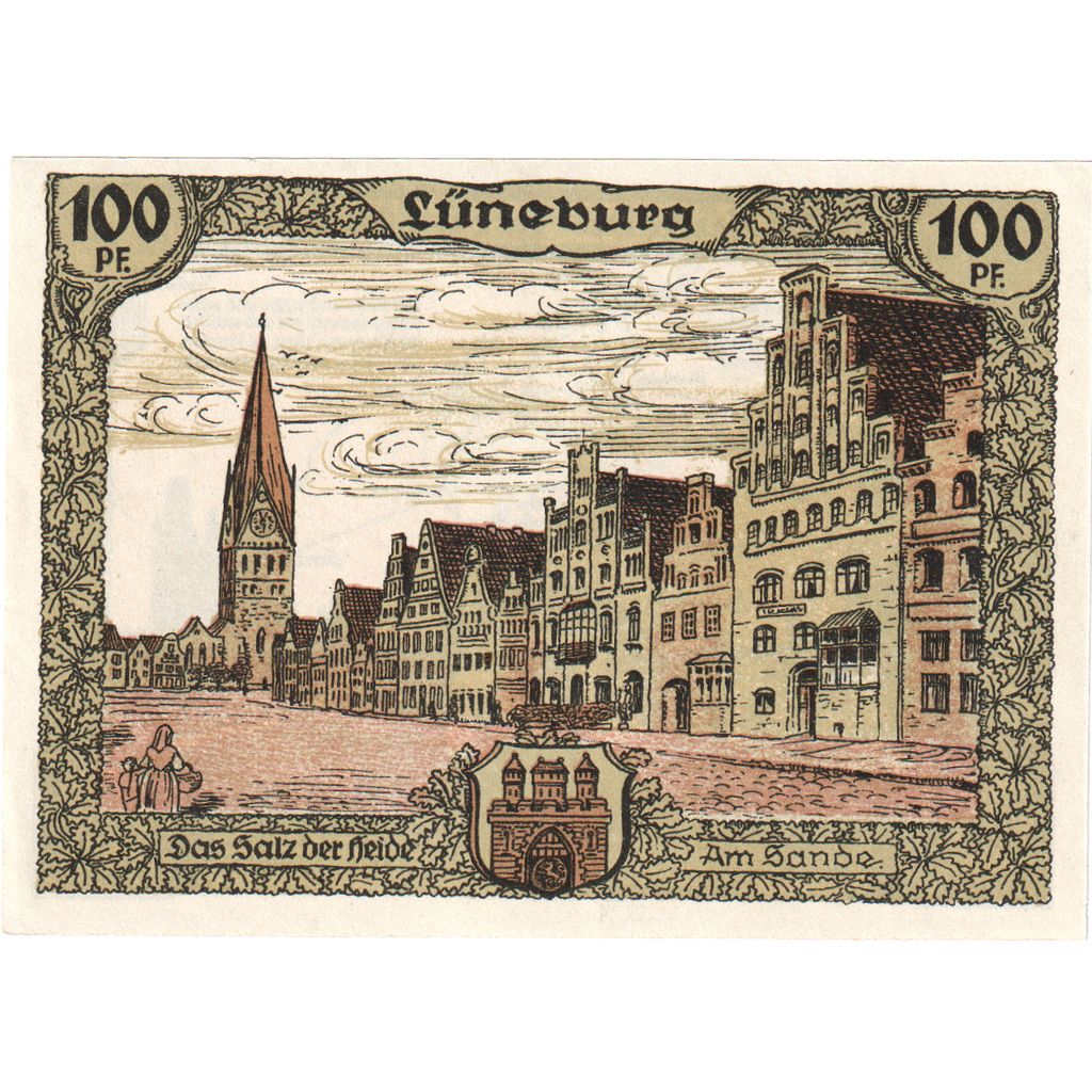 Deutschland, Lüneburger Heide, 100 Pfennig, VZ+