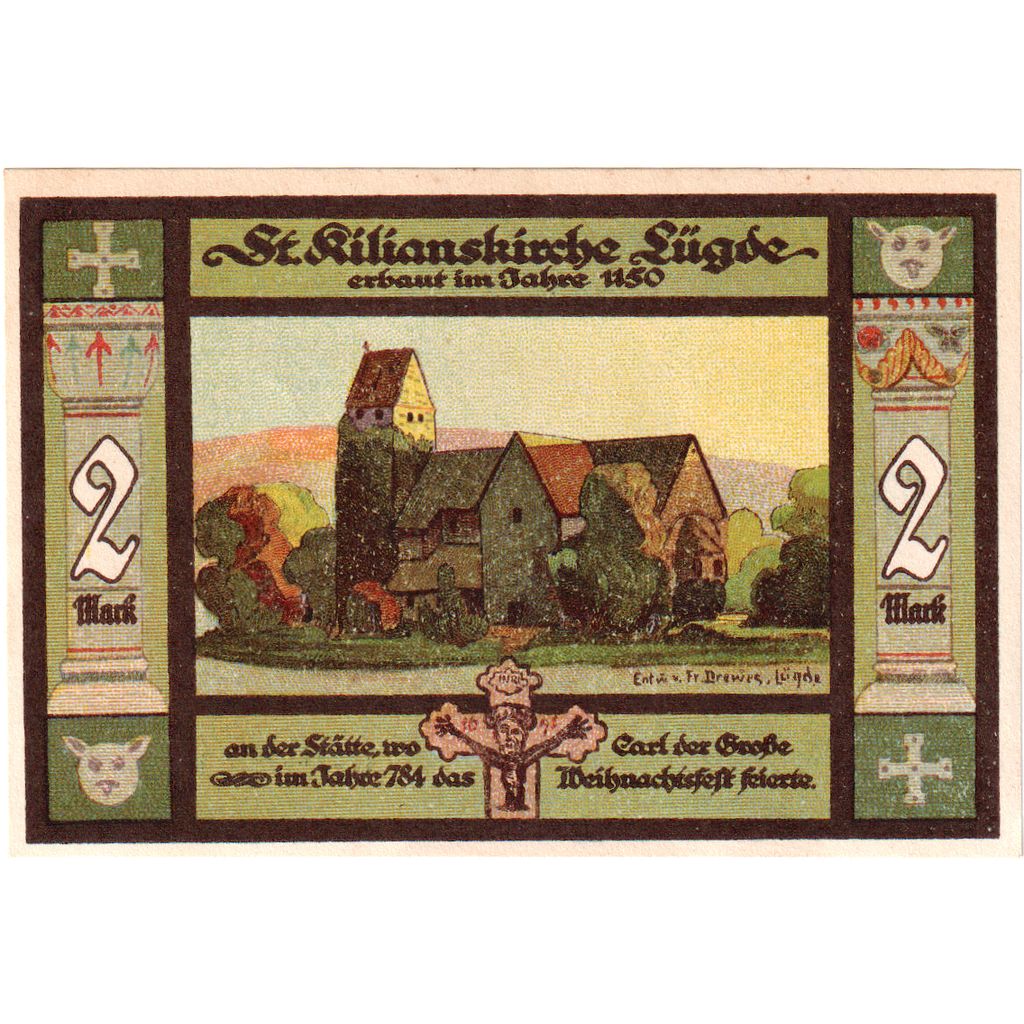 Germania, Lugde, 2 Mark, 1921-02-16, SPL