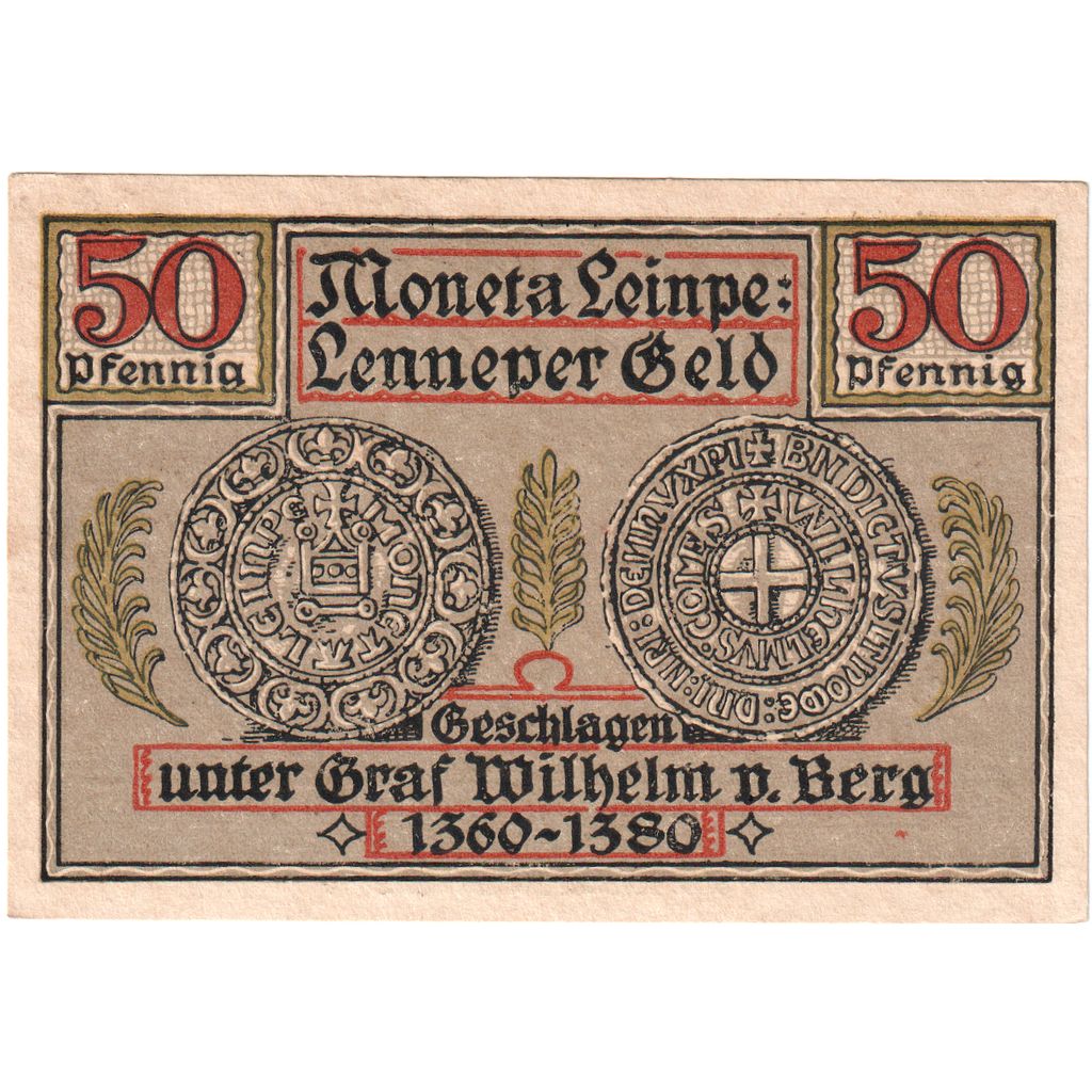Deutschland, Rheinland, 50 Pfennig, 1921-07-15, 05355, UNZ-