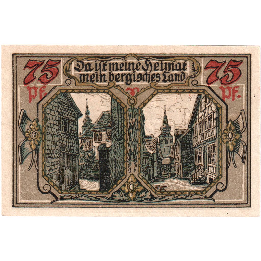 Deutschland, Rheinland, 75 Pfennig, 1921-07-15, 05355, UNZ-