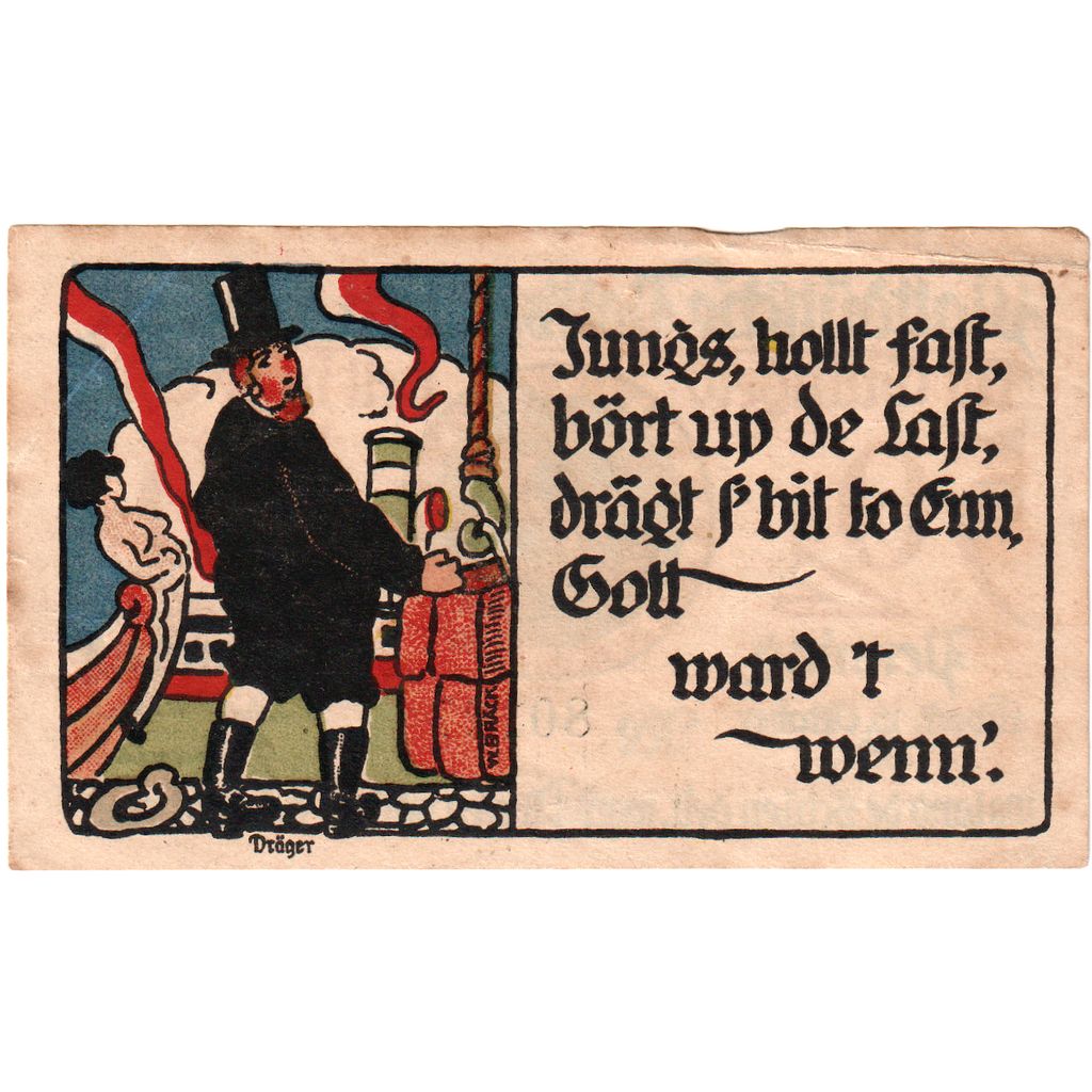 Deutschland, Lübeck, 50 Pfennig, 1921-10-15, UNZ