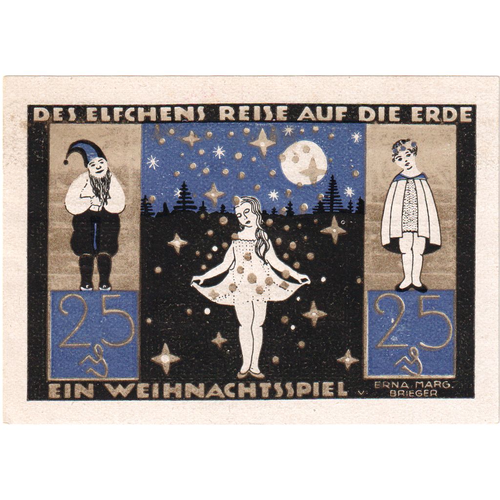 Deutschland, Langeln, 25 Pfennig, 1921-12-31, 28918, UNZ