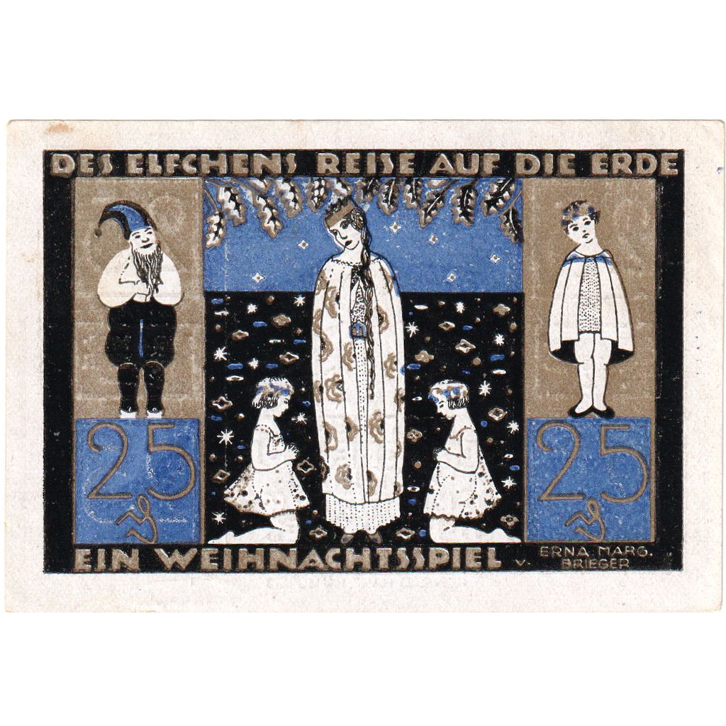 Deutschland, Langeln, 25 Pfennig, 1921-12-31, 28918, UNZ